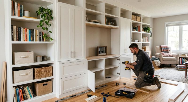 Builtin Cabinets Installation in Alexandria, VA