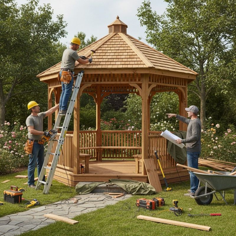Gazebo Roof Repair in Conroe, TX