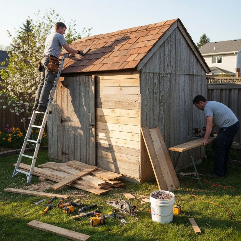 Storage Shed Repair in Kansas City, KS